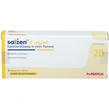 Saizen 20 MG / 2,5 ml Cartridge Merckgroup