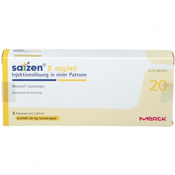 Saizen 20 MG / 2,5 ml Cartridge Merckgroup
