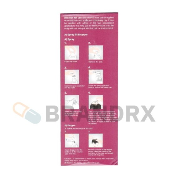 Hair4U Spray and Solution 2% Glenmark Pharmaceuticals Ltd.