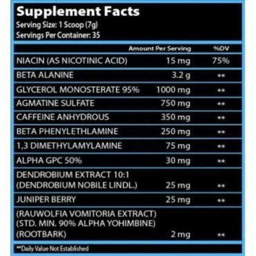 FIRSTCHOICE - SVG75 PRE WORKOUT 282 G FIRSTCHOICE SUPPLEMENTS
