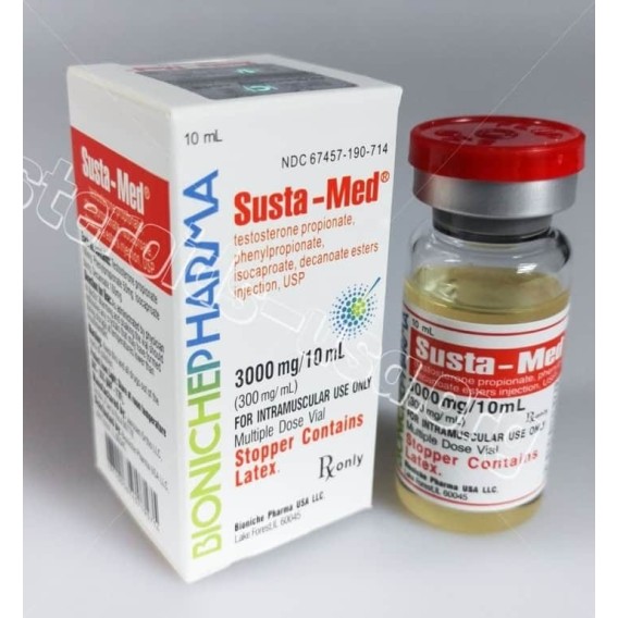 Susta-Med Bioniche Pharmacy (Sustanon) 10ml (300mg/ml) Bioniche Pharmaceuticals
