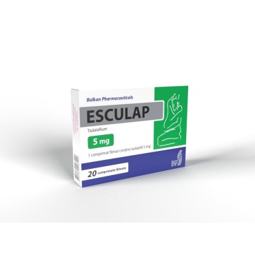 ESCULAP 5MG 20 TAB (USA Domestic)	Balkan Balkan Pharmaceuticals