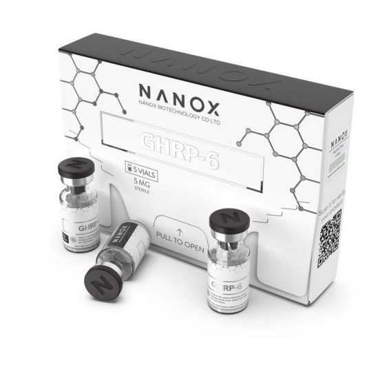 GHRP-6, 5 VIALS x 5MG	Nanox Nanox