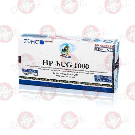HP-HCG 5 VIALS /1000 IU (USA Domestic)	ZPHC Zhengzhou Pharmaceutical Co.
